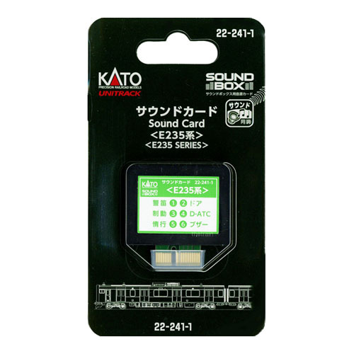 KATO 22-241-1 Sound Card Series E235 [for Sound Box]