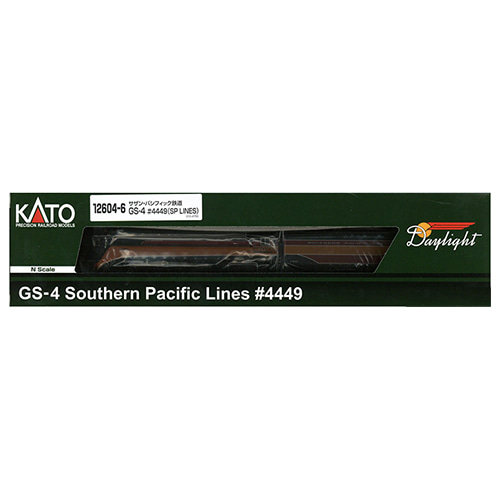 KATO 12604-6 Southern Pacific Railroad GS-4 #4449 (SP Lines)
