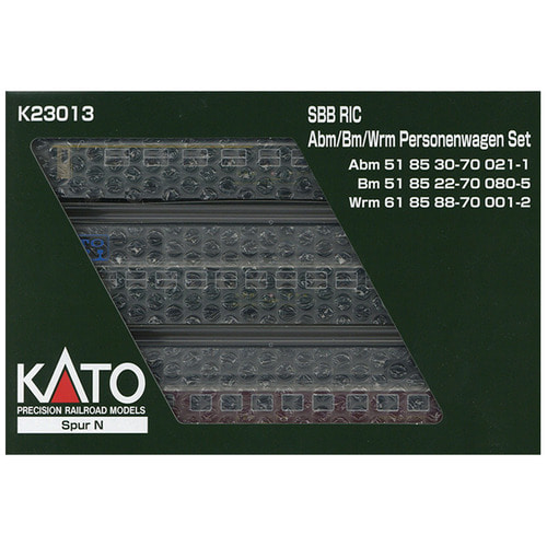 KATO K23013 RIC passenger coaches 3 Car set