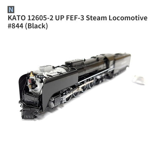 KATO 12605-4 UP FEF-3 Steam Locomotive #838 Active Model