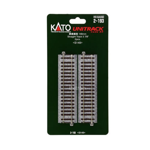 KATO 2-193 Straight Track 149mm 2pcs