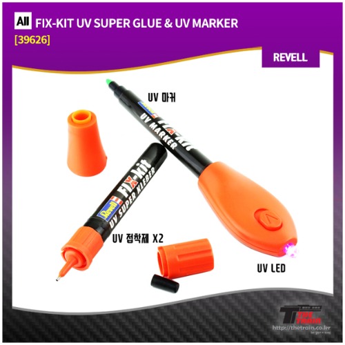 V39626 FIX-KIT UV SUPER GLUE &amp; UV MARKER