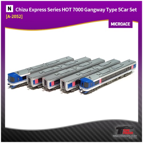 MA2052 Chizu Express Company Series HOT7000 Gangway Type/Time of Debut 6Car Set [중고]