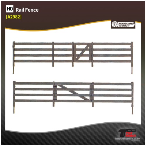A2982 [HO] Rail Fence