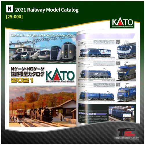 25-000 KATO 2021 Railway Model Catalog