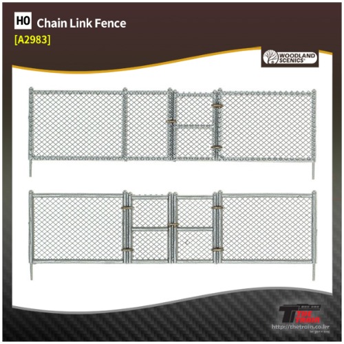 A2983 [HO] Chain Link Fence