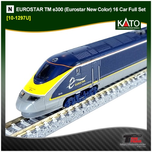 KATO 10-1297U EUROSTAR TM e300 (Eurostar New Color) 16 Car Set (중고)