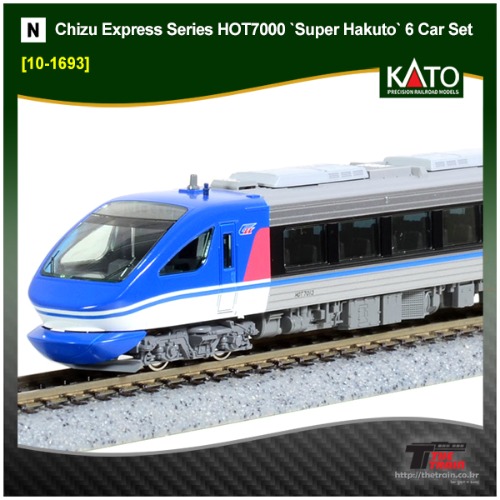 KATO 10-1693 Chizu Express Series HOT7000 `Super Hakuto` 6-Car Set
