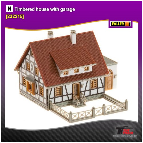 FA232215 Timbered house with garage