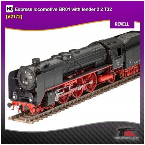 V02172 Express locomotive BR01 with tender 2 2 T32