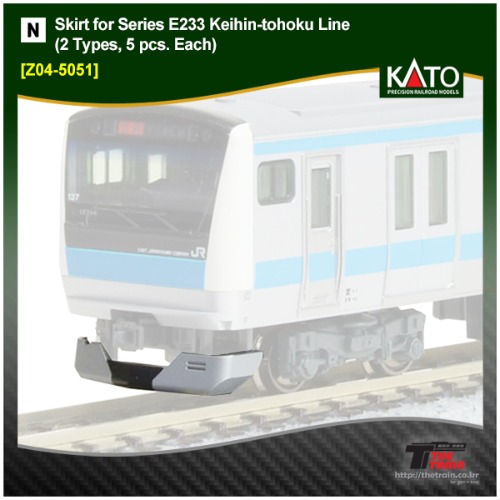 KATO Z04-5051 Skirt for Series E233 Keihin-tohoku Line (2types, 5pcs. each)