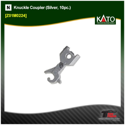 KATO Z01M0224 Knuckle Coupler (Silver) 10pcs.