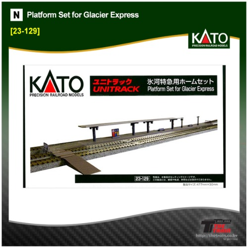 KATO 23-129 Glacier Express Platform Set