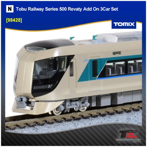 TOMIX 98428 Tobu Railway Series 500 Revaty Add On 3Car Set