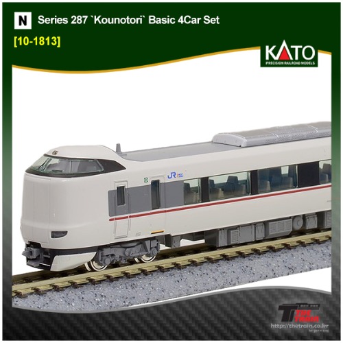 KATO 10-1813 Series 287 &#039;Kounotori&#039; Basic 4Car Set
