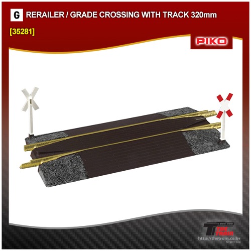 P35281 Rerailer/Grade Crossing with Track