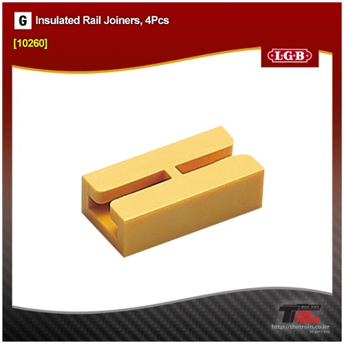 L10260 Insulated Rail Joiners, 4Pcs