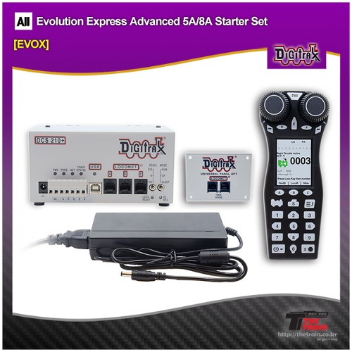 Digitrax EVOX Evolution Express Advanced 5A/8A Starter Set